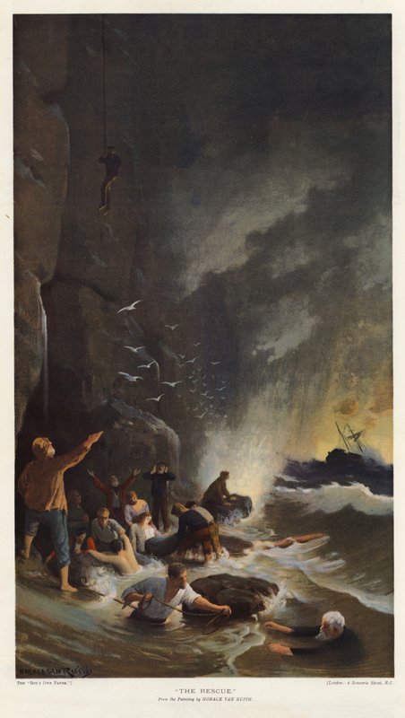 Záchrana (barevné lito) od Horace van Ruith