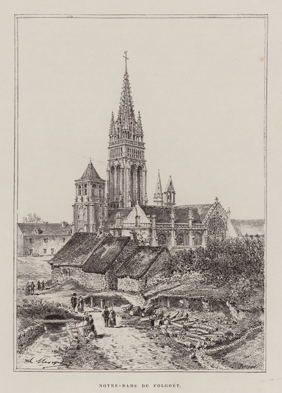 Notre-Dame Du Folgoet (rytina) od Hubert Clerget