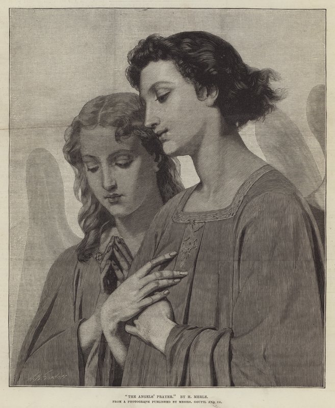 Modlitba andělů od Hugues Merle