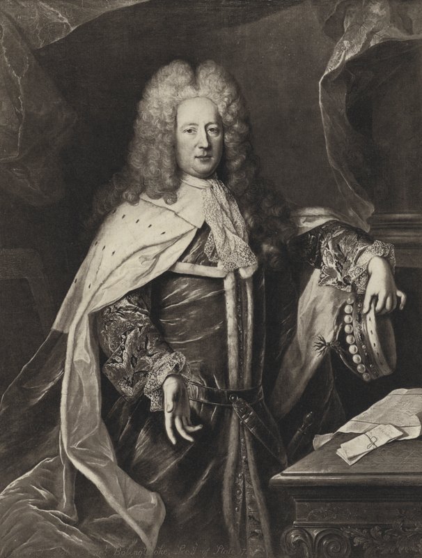 Henry St John, vikomt Bolingbroke od Hyacinthe Rigaud