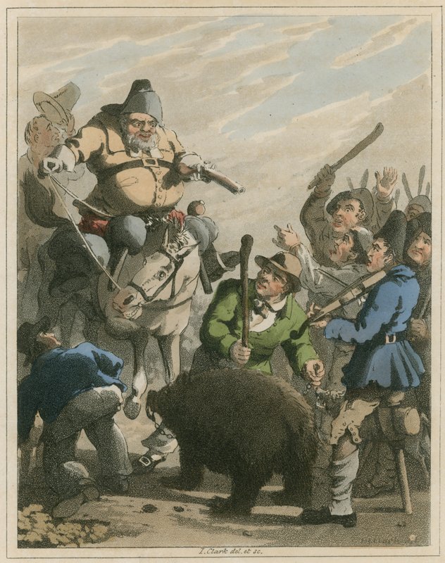 Ilustrace z Hudibras od Samuela Butlera od I Clark
