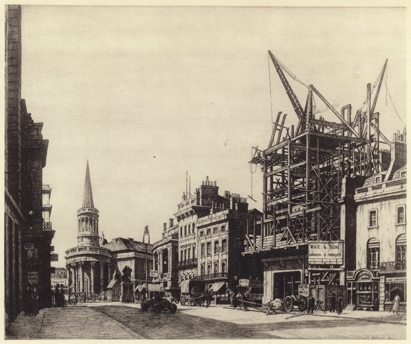 Kostel všech duší (Litho) od Ian Strang