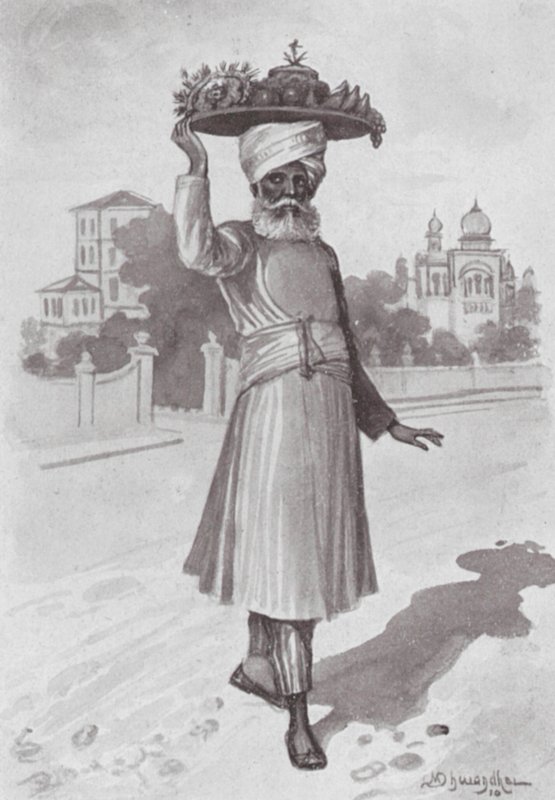 Bombaj / Mumbai: Vánoční pohoda (čb fotografie) od Indian photographer