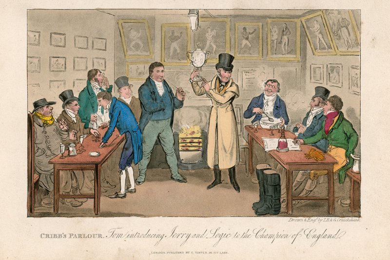 Cribbův salon od Isaac, Robert and George Cruikshank