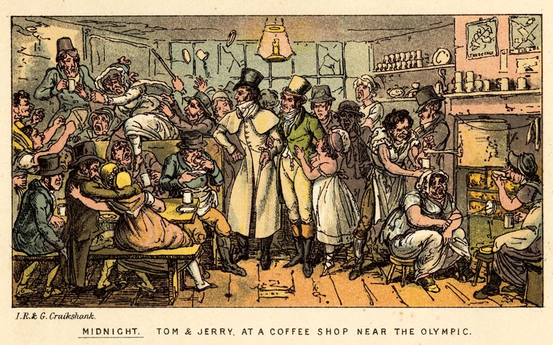 Půlnoc od Isaac, Robert and George Cruikshank