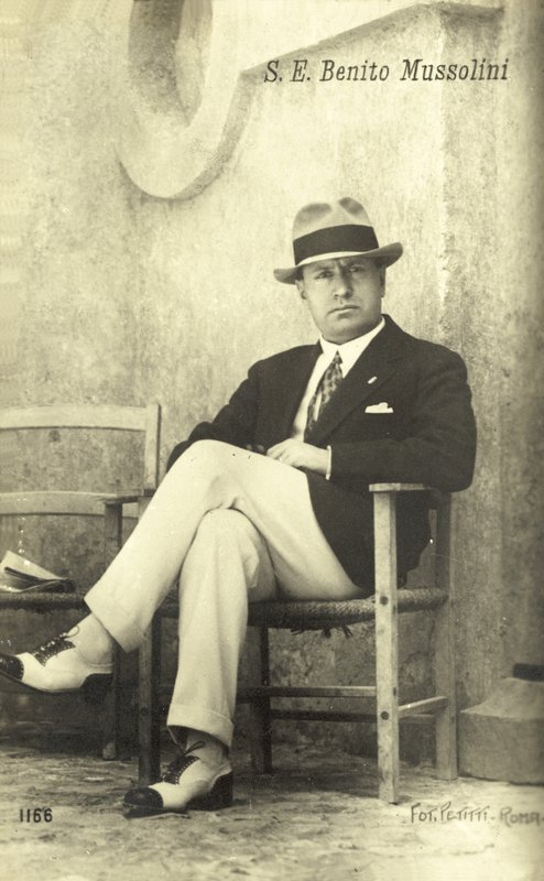 Benito Mussolini od Italian Photographer