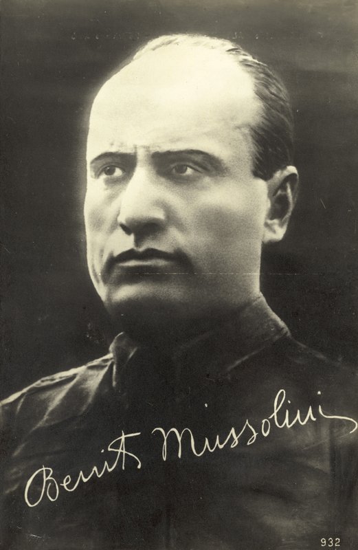 Benito Mussolini od Italian Photographer