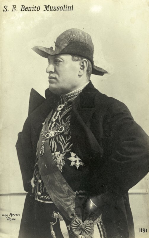 Benito Mussolini od Italian Photographer