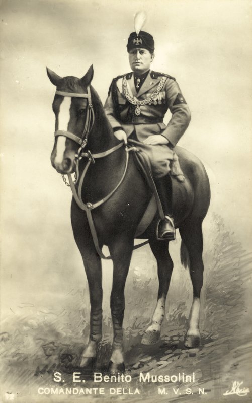 Benito Mussolini od Italian Photographer
