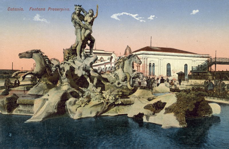 Catania, Itálie, fontána Proserpina od Italian Photographer