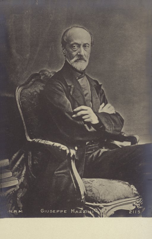 Giuseppe Mazzini od Italian Photographer