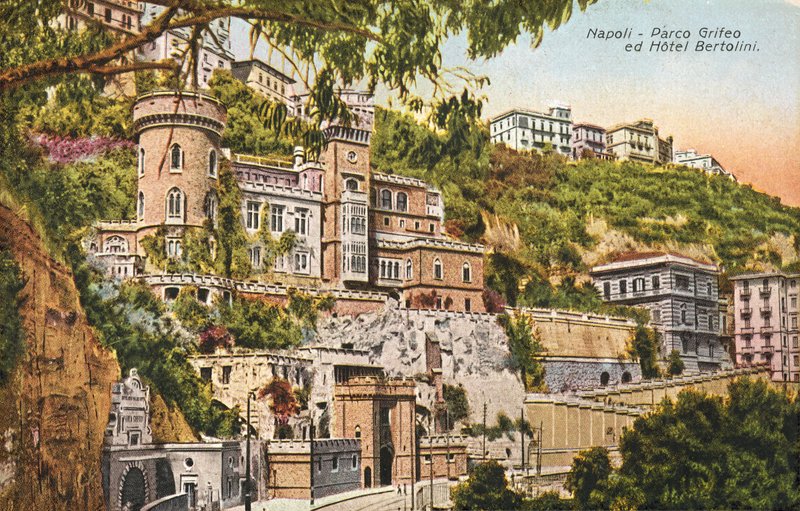Neapol, Itálie, Grifeo Park, Hotel Bertolini od Italian Photographer