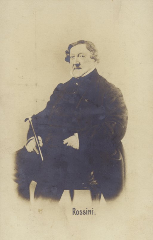Portrét Gioachina Rossiniho od Italian Photographer