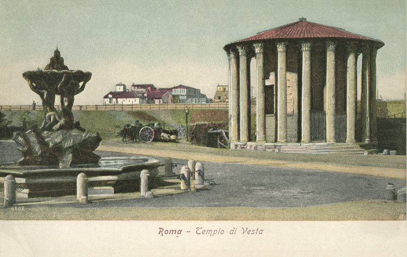 Řím, Itálie, Vesta Temple od Italian Photographer