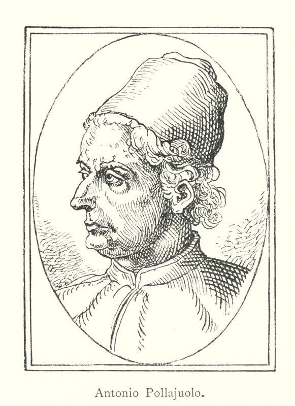 Antonio Pollajuolo (rytina) od Italian School