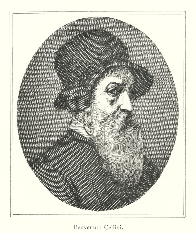 Benvenuto Cellini (rytina) od Italian School