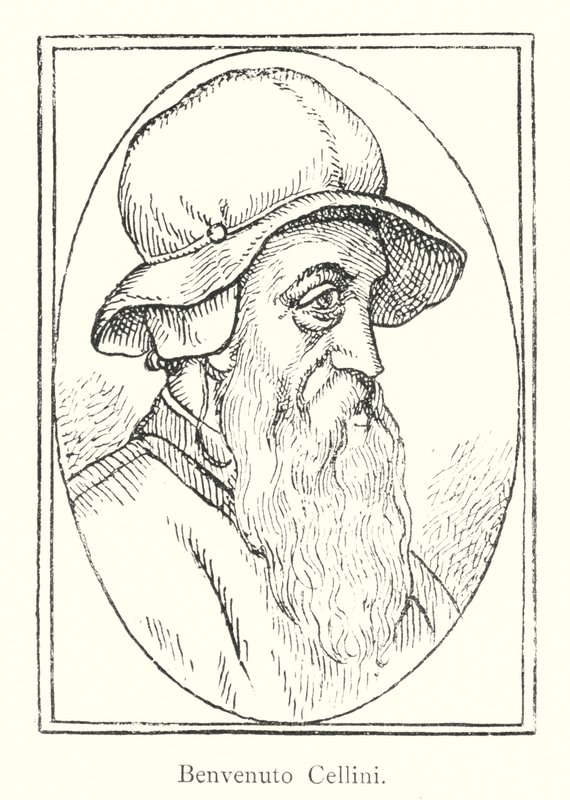 Benvenuto Cellini (rytina) od Italian School
