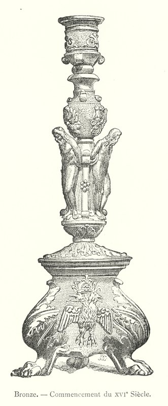 Bronz, počátek XVI. století (rytina) od Italian School