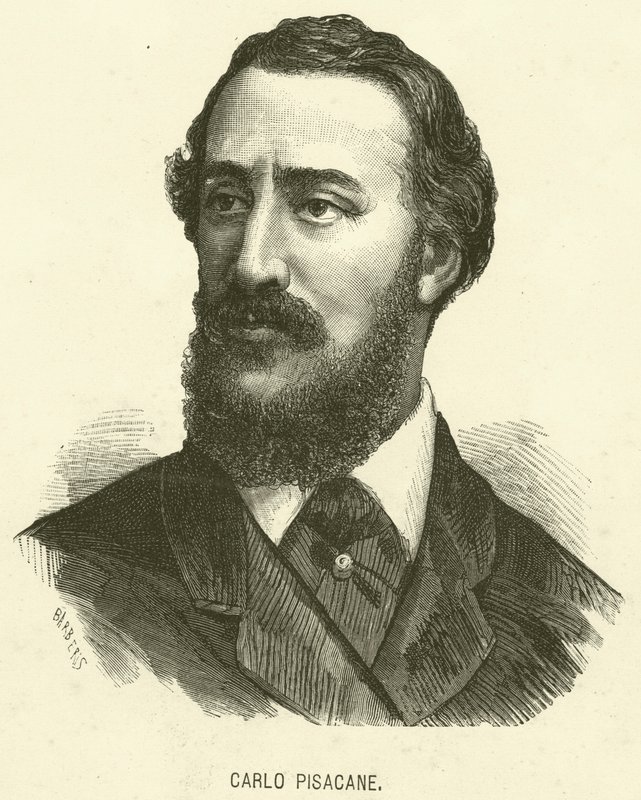 Carlo Pisacane (rytina) od Italian School