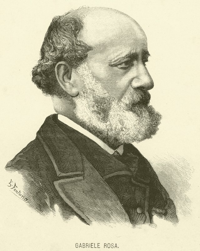Gabriele Rosa (rytina) od Italian School