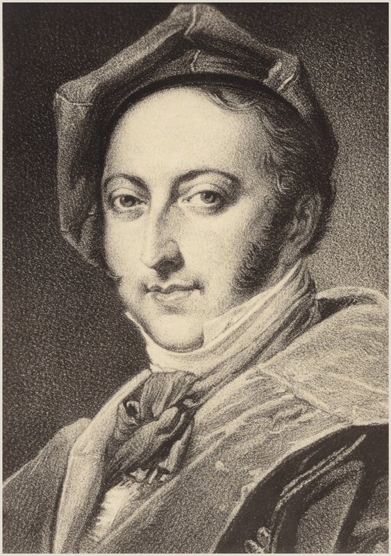 Portrét Gioachina Rossiniho od Italian School