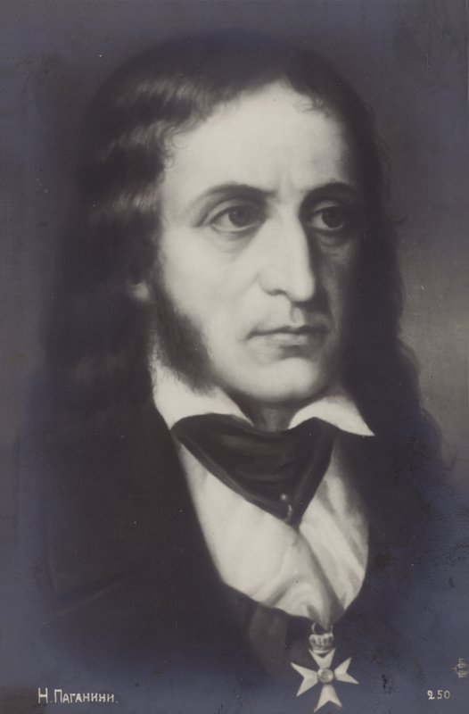 Portrét Niccolo Paganiniho od Italian School