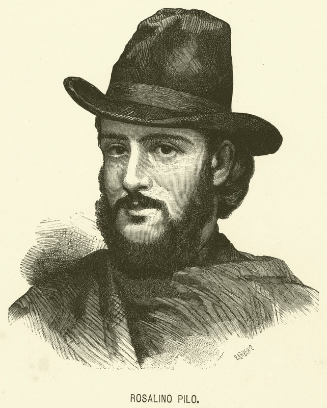 Rosalino Pilo (rytina) od Italian School