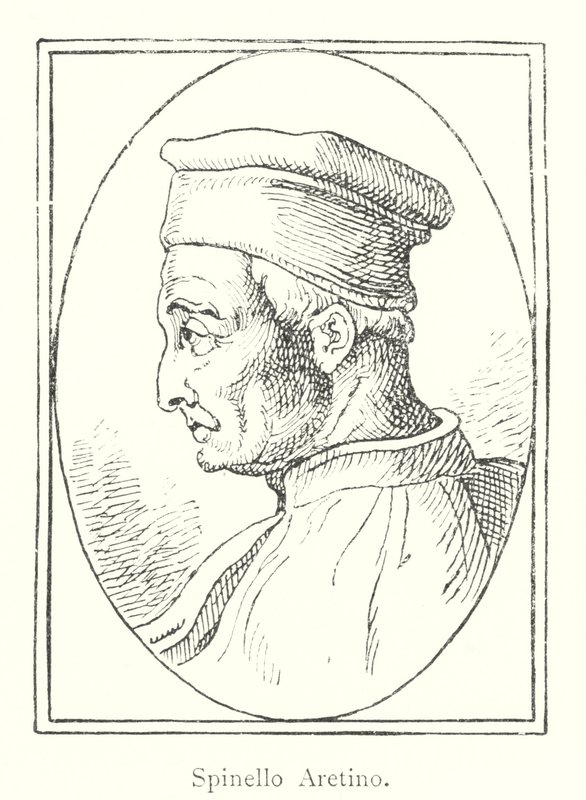Spinello Aretino (rytina) od Italian School