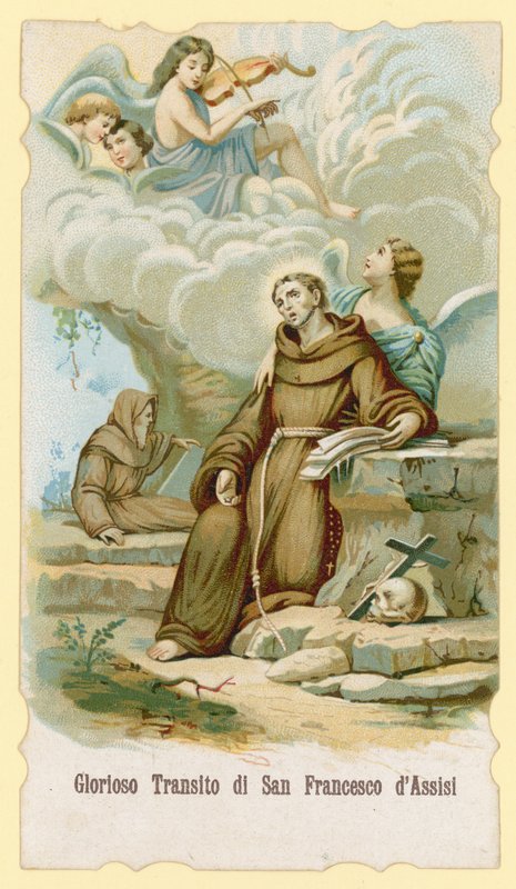 Extáze svatého Františka z Assisi od Italian School