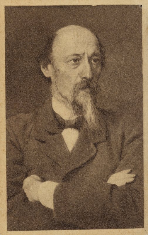 Nikolaj Nekrasov , ruský básník od Ivan Nikolaevich Kramskoy