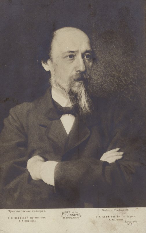 Nikolaj Nekrasov , ruský básník od Ivan Nikolaevich Kramskoy