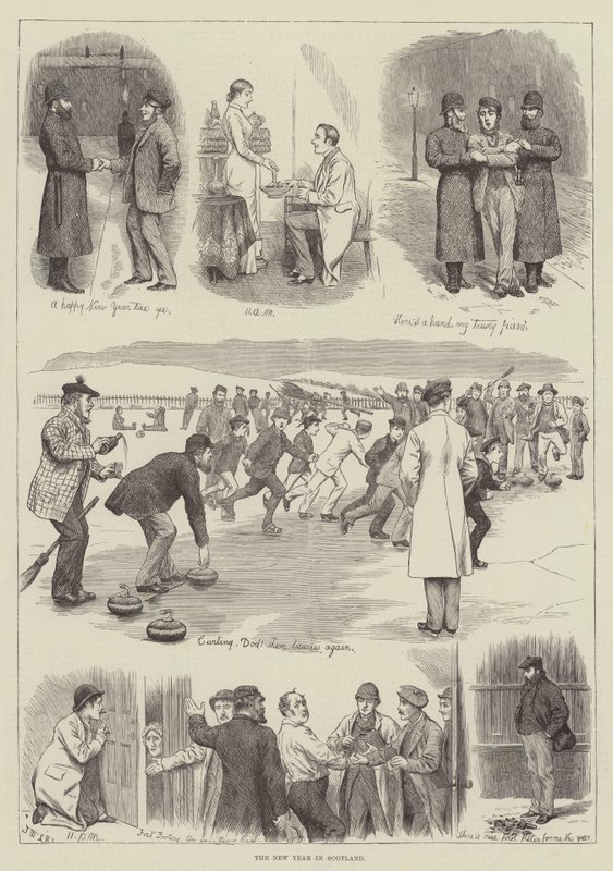 Nový rok ve Skotsku od J.M.L. Ralston