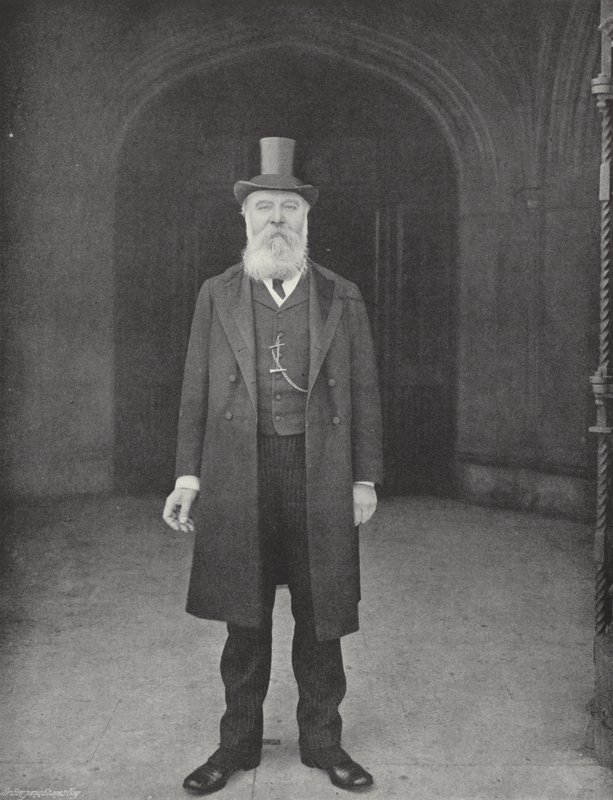Sir Edwin Durning-Lawrence, Bart (černobílá fotografie) od J. Benjamin Stone