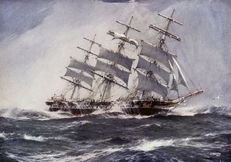 Lodě Clipper: Sobraon (barva lito) od Jack (after) Spurling