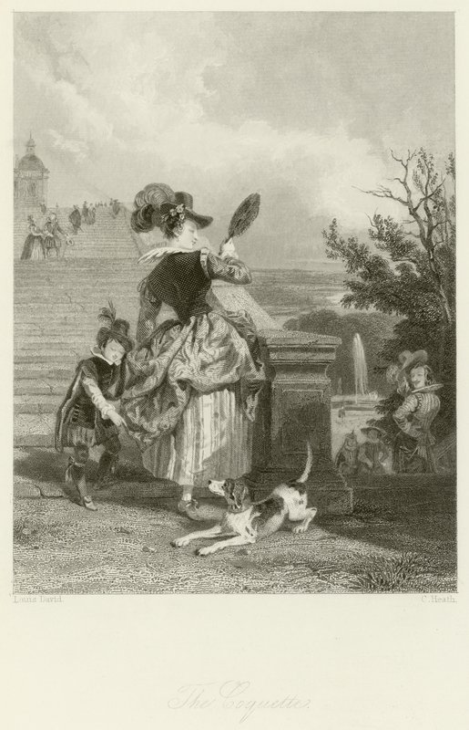 Koketa od Jacques Louis David