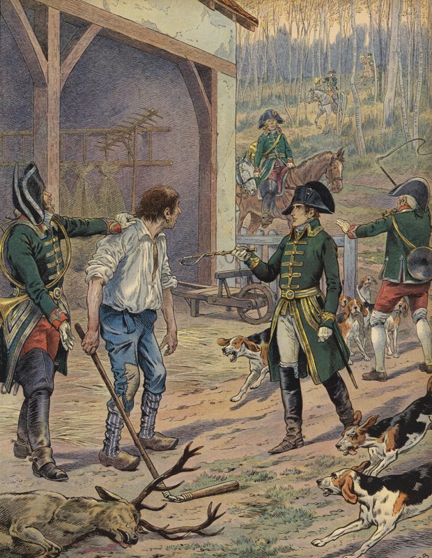 Napoleonův lov od Jacques Marie Gaston Onfray de Breville (Job)