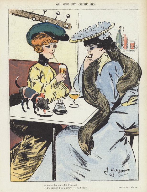 Ilustrace pro Le Rire od Jacques Wely