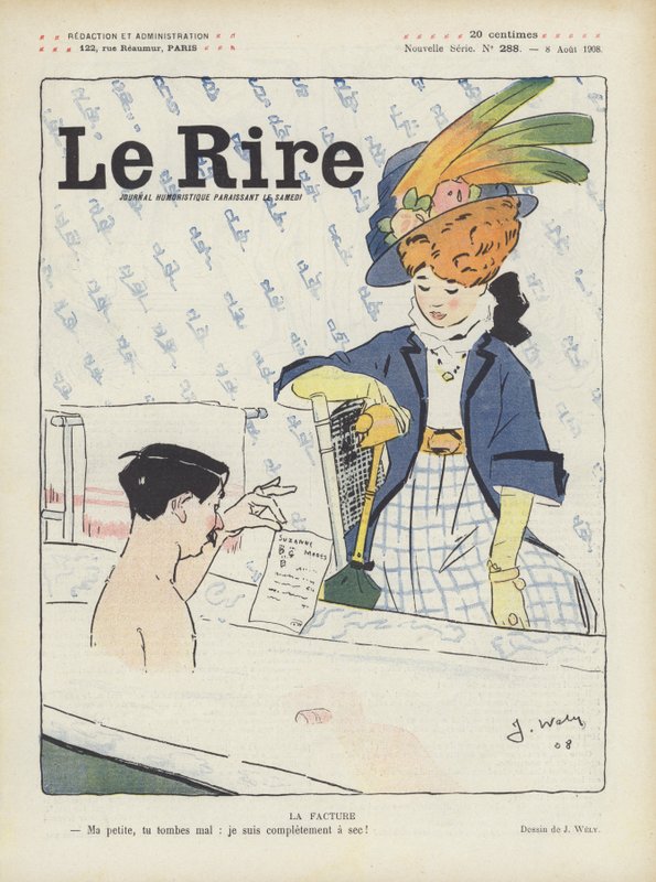 Ilustrace pro Le Rire od Jacques Wely