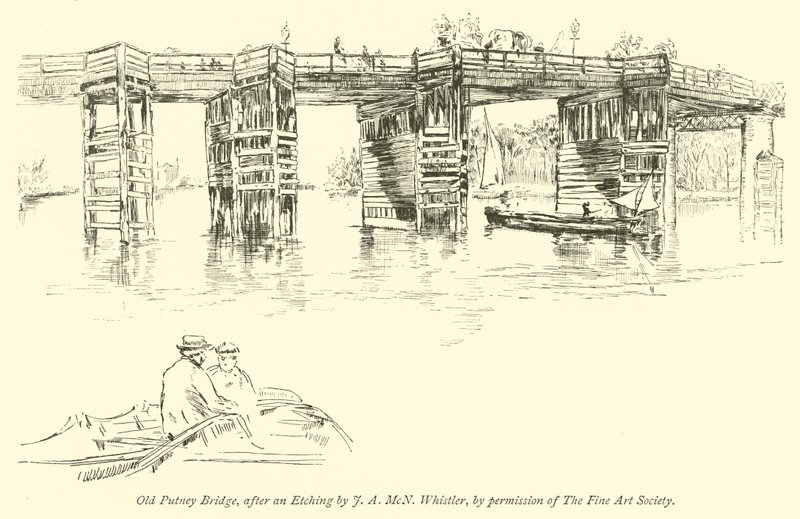 Starý most Putney od James Abbott McNeill Whistler