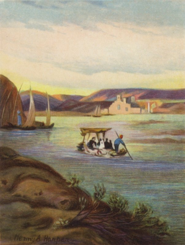 "Bir" na Eufratu (barva litho) od James (after) Clark
