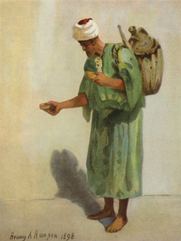 Prodejce vody (barva litho) od James (after) Clark