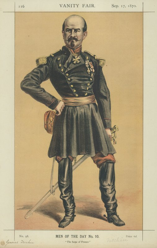 General Trochu od James Jacques Joseph Tissot