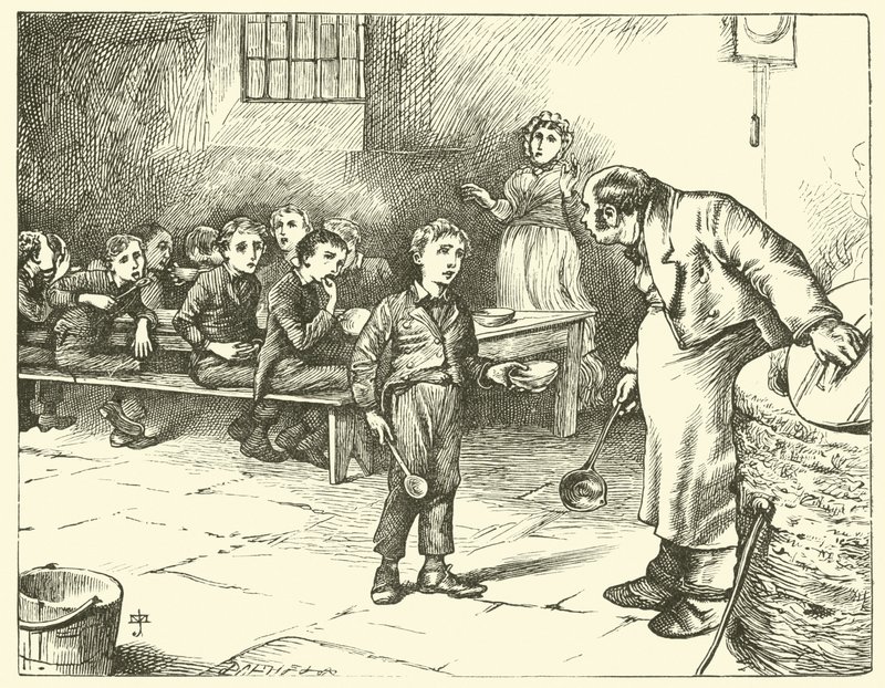 Oliver Twist žádá víc od James Mahoney