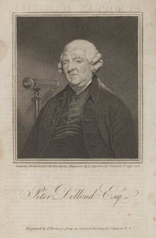 Peter Dollond Esq od James Thomson