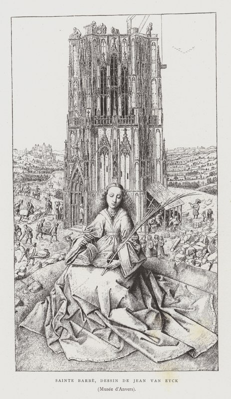 Svatá Barbora, 1437 od Jan van Eyck