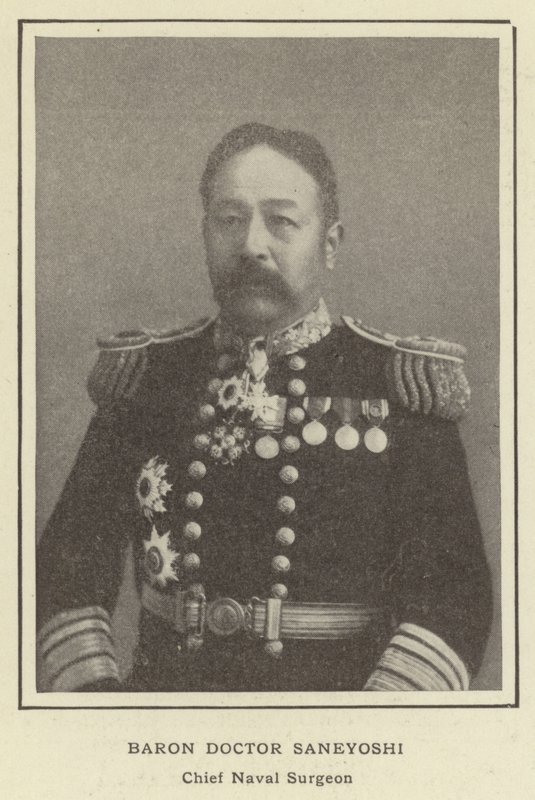 Baron Doctor Saneyoshi, hlavní námořní chirurg od Japanese Photographer