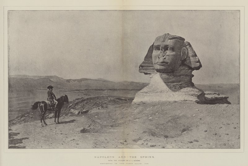 Napoleon a Sfinga od Jean Leon Gerome