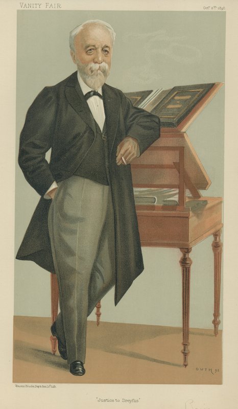 Monsieur Henri Brisson (barevné lito) od Jean Baptiste (after) Guth