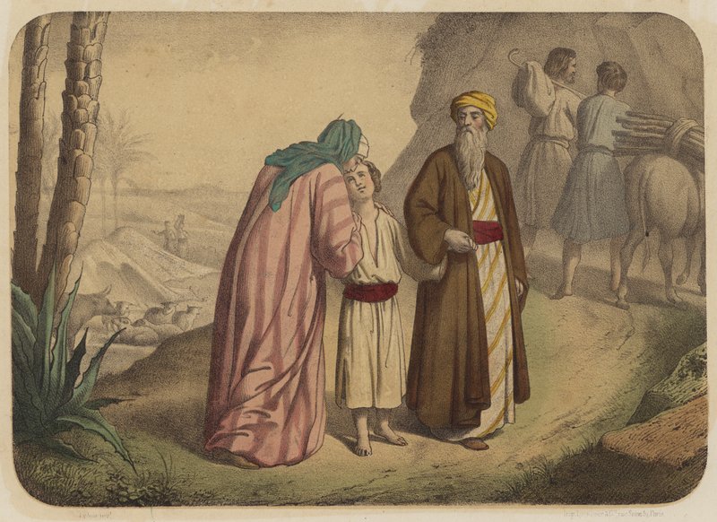 Odjezd na oběť od Jean Baptiste Auguste Leloir