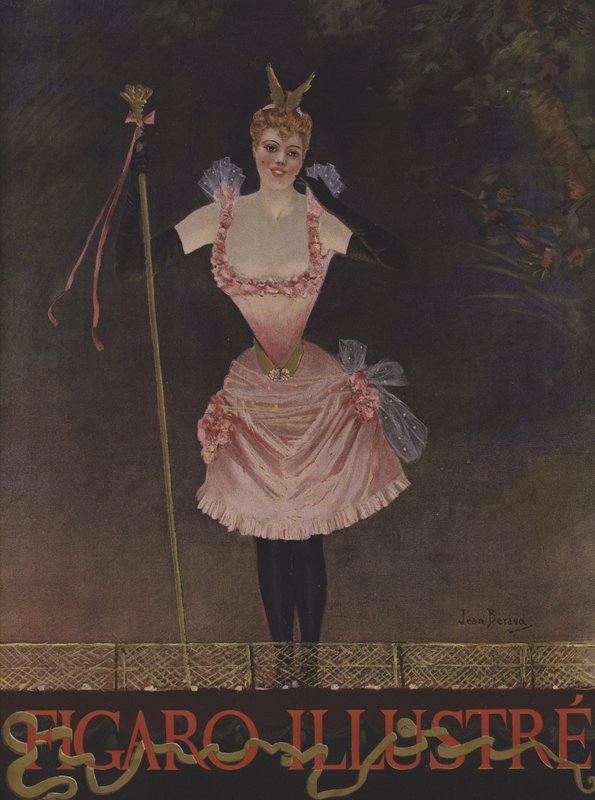 Obálka Le Figaro Illustre, prosinec 1891 od Jean Beraud